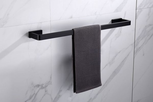 Полотенцедержатель 60x8,5x3 см ABBER Westen AA1754B черный матовый Полотенцедержатель 60x8,5x3 см ABBER Westen AA1754B черный матовый