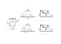 Подвесное биде VitrA Integra Square 7083B003-0288 Подвесное биде VitrA Integra Square 7083B003-0288