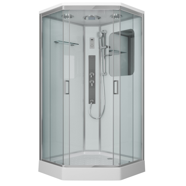 Душевая кабина 90x90 Niagara Premium NG-6001-01GD с гидромассажем Душевая кабина 90x90 Niagara Premium NG-6001-01GD с гидромассажем