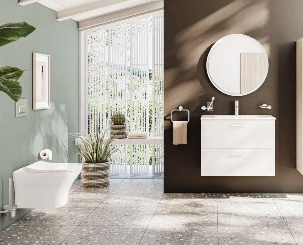 Тумба с 2 ящиками и раковиной 120х80х213 см VitrA Mia 66109 белый Тумба с 2 ящиками и раковиной 120х80х213 см VitrA Mia 66109 белый