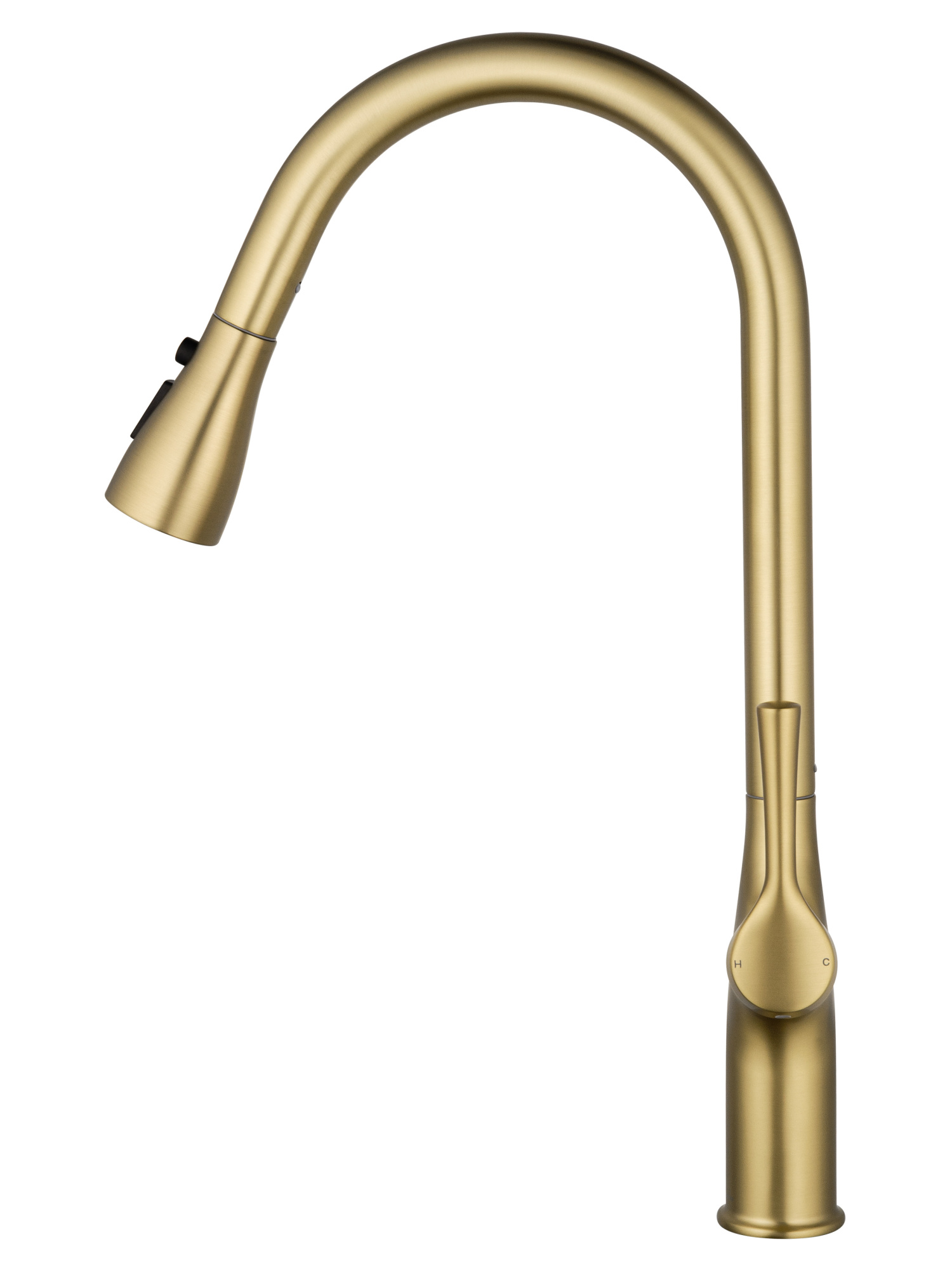 Смеситель для кухонной мойки Wonzon & Woghand WW-AE54123-BG золото брашированный