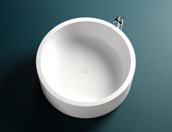 Ванна из литьевого камня Salini Isola 200х200 101111G белая глянцевая