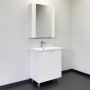 Тумба с раковиной Comforty Лима 70 см 00-00004892 напольная белая