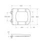 Чаша унитаза безободковая  BelBagno ALBANO BB120CPR Чаша унитаза безободковая  BelBagno ALBANO BB120CPR