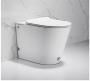 Приставной безободковый унитаз Cerutti SPA Argentera Pulse импульсный смыв, с сиденьем микролифт Приставной безободковый унитаз Cerutti SPA Argentera Pulse импульсный смыв, с сиденьем микролифт