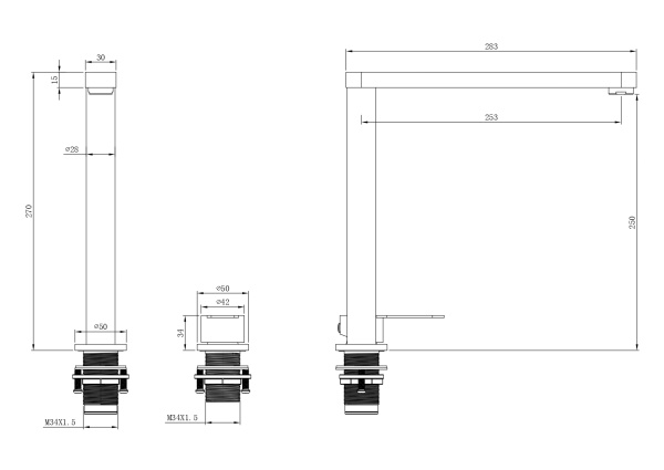 Смеситель для кухни ESKO Kitchen K52 Смеситель для кухни ESKO Kitchen K52