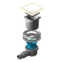 Душевой трап Pestan Confluo Standard White Glass 1 Gold 13000156 Душевой трап Pestan Confluo Standard White Glass 1 Gold 13000156