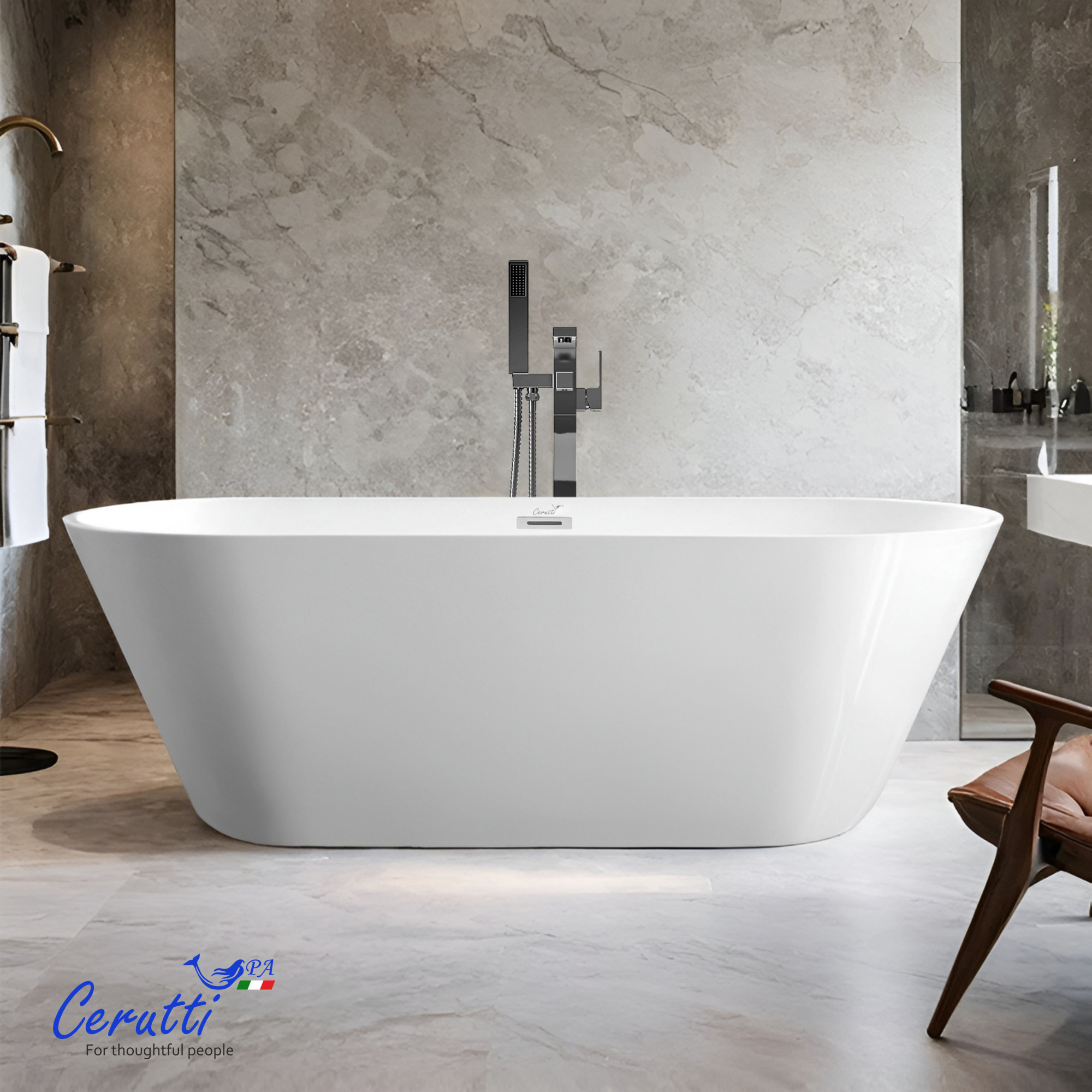 Ванна акриловая Ceruttispa Resia 150x75 CT10302