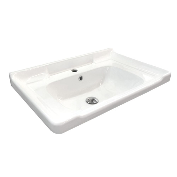 Тумба с раковиной Comforty Рига 70 см 00-00018684 подвесная белая