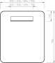 Зеркало RAVAK STRIP I 900x700 черное с подсветкой X000001572 Зеркало RAVAK STRIP I 900x700 черное с подсветкой X000001572