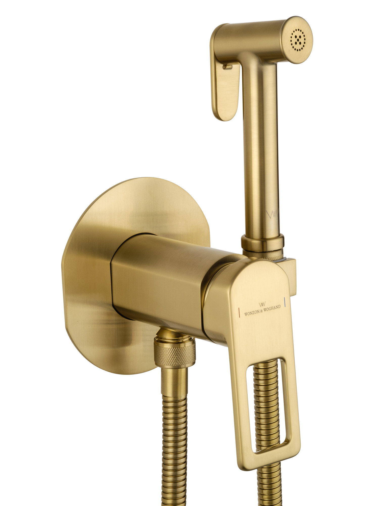 Гигиенический душ Wonzon & Woghand Frame WW-88829010-BG золото брашированный