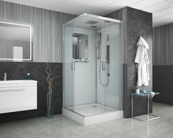 Душевая кабина 90x90 Niagara Premium NG-6001-01GQ с гидромассажем Душевая кабина 90x90 Niagara Premium NG-6001-01GQ с гидромассажем