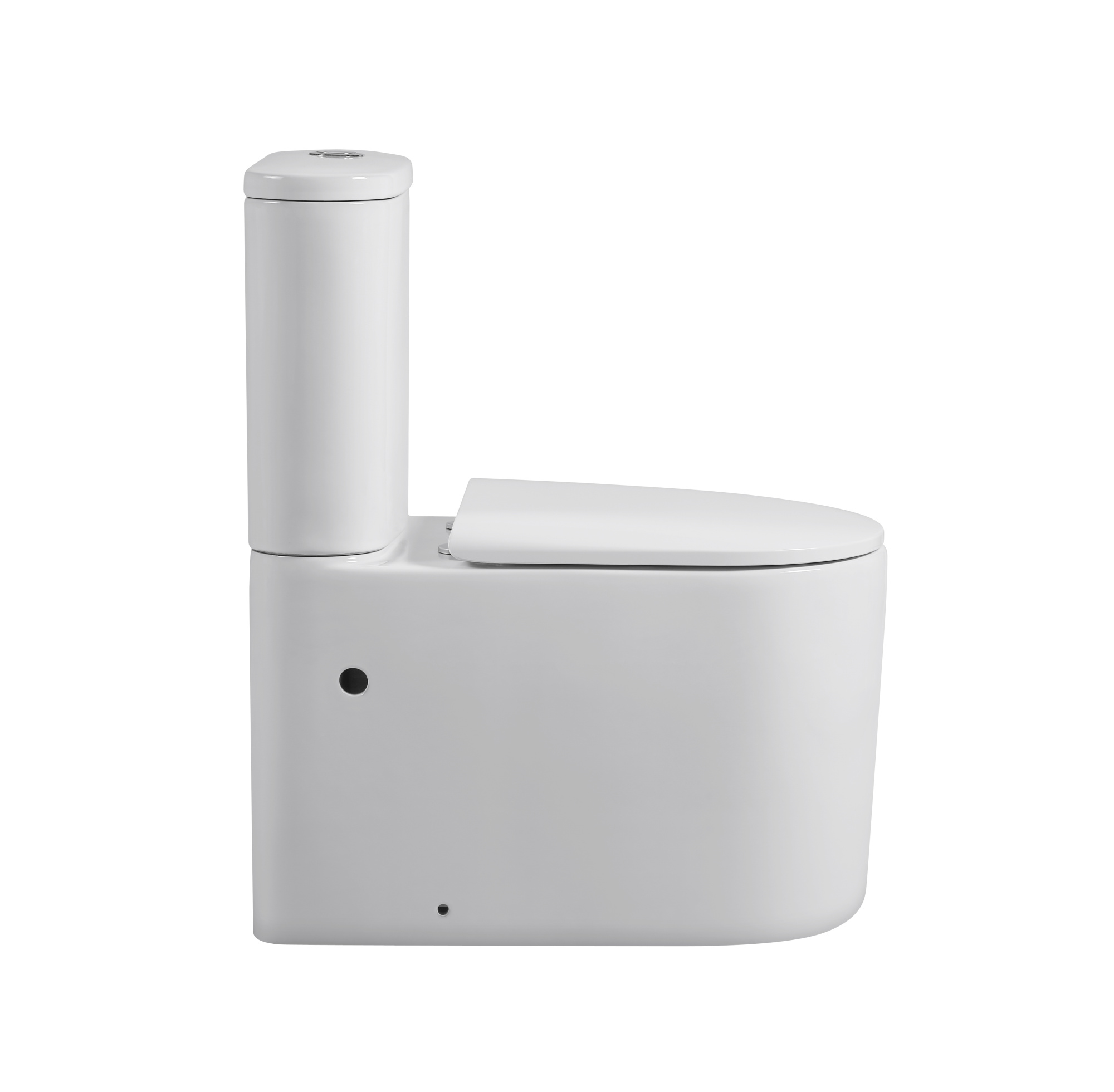 Унитаз-компакт Sapbox Glacier SB0101T3-W безободковый с микролифтом