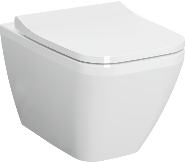 Подвесной безободковый унитаз VitrA Integra Square 7082B003-0075 Подвесной безободковый унитаз VitrA Integra Square 7082B003-0075