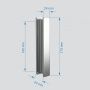Душевой уголок 90x100 ABBER Sonnenstrand AG07090-S100 профиль хром стекло прозрачное Душевой уголок 90x100 ABBER Sonnenstrand AG07090-S100 профиль хром стекло прозрачное