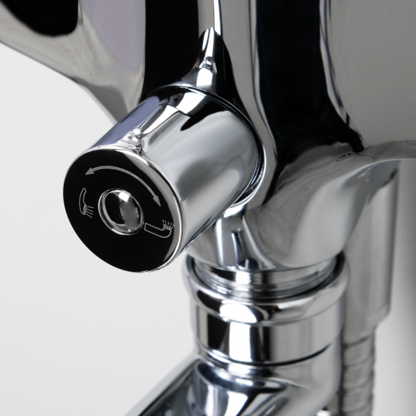 Смеситель для ванны с душевым гарнитуром WasserKRAFT Rossel 2802L хром глянцевый