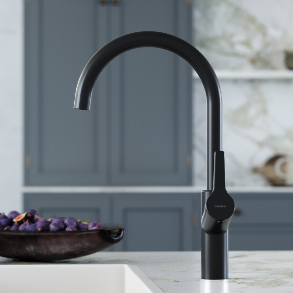 Смеситель для кухонной мойки Damixa Eclipse 310720300 черный матовый