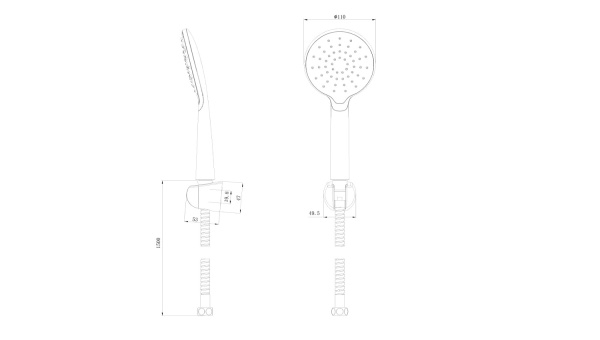 Комплект аксессуаров для смесителя Bravat ECO D2122CP-ENG Комплект аксессуаров для смесителя Bravat ECO D2122CP-ENG