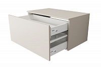 Тумба подвесная VELVEX Unit 80x40 шелк шампань Тумба подвесная VELVEX Unit 80x40 шелк шампань