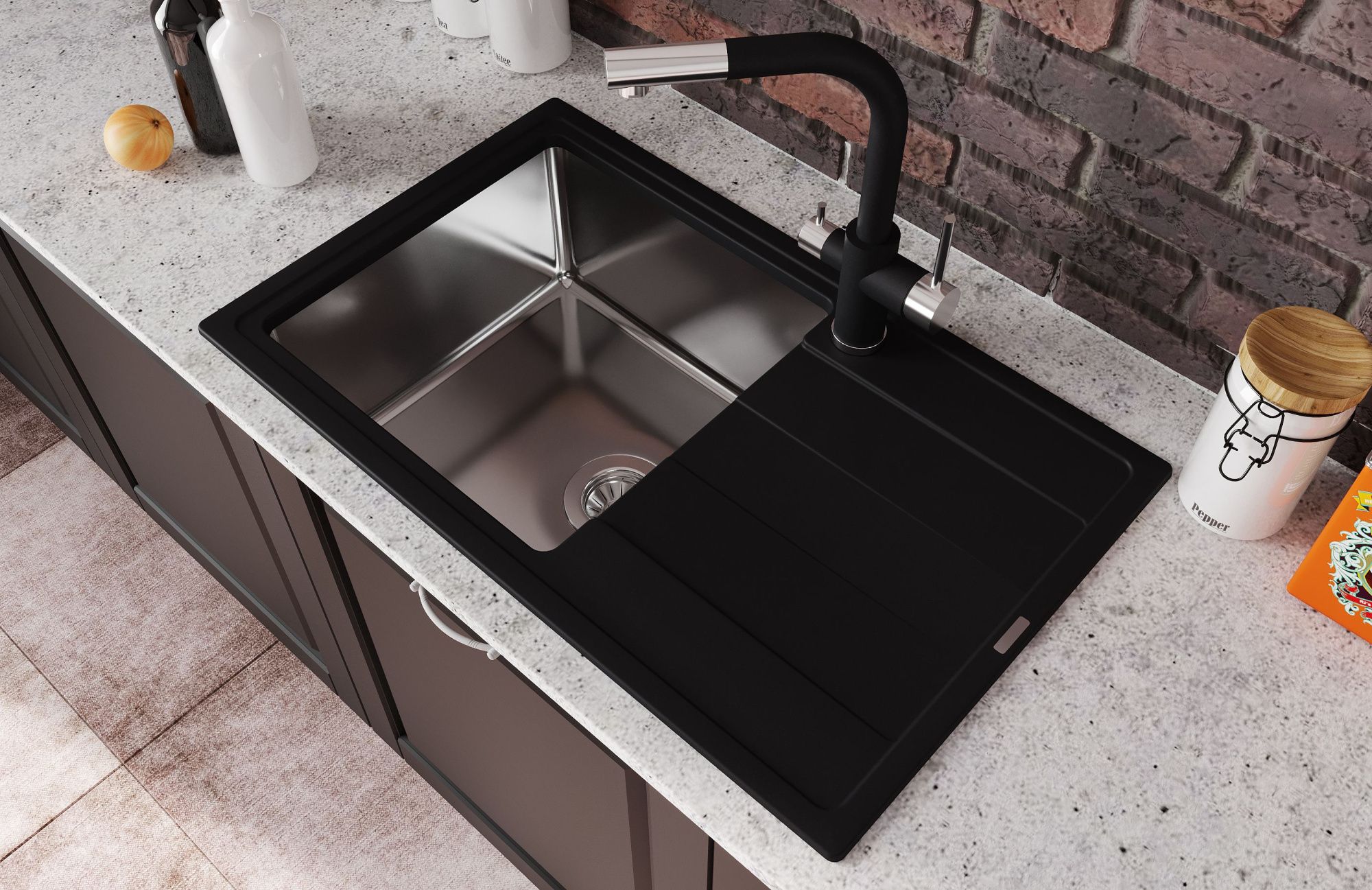 Кухонная мойка комбинированная 78x48 Florentina 21.395.D0780.201 Жасмин Кухонная мойка комбинированная 78x48 Florentina 21.395.D0780.201 Жасмин