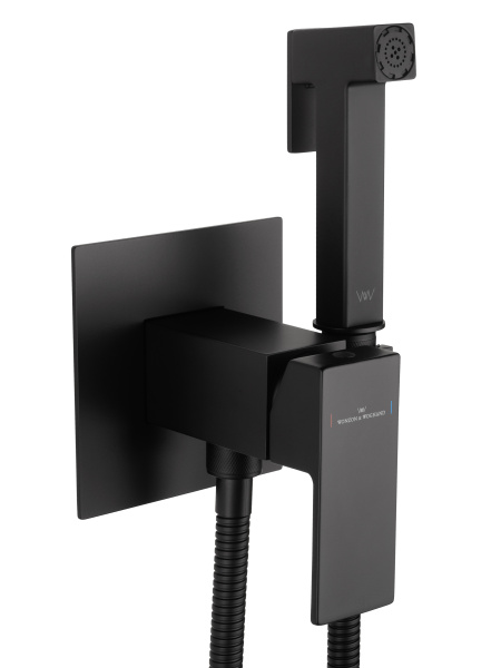 Гигиенический душ Wonzon & Woghand Cube WW-88829016-MB черный матовый