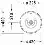 Раковина чаша 42 см DURAVIT BACINO 0325420000 Раковина чаша 42 см DURAVIT BACINO 0325420000