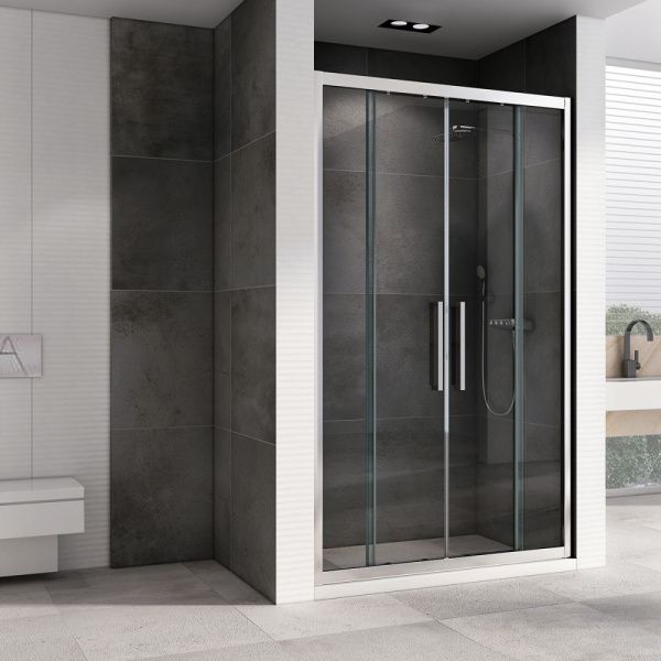 Душевая дверь 150x195 ABBER Schwarzer Diamant AG33150H профиль хром стекло прозрачное Душевая дверь 150x195 ABBER Schwarzer Diamant AG33150H профиль хром стекло прозрачное