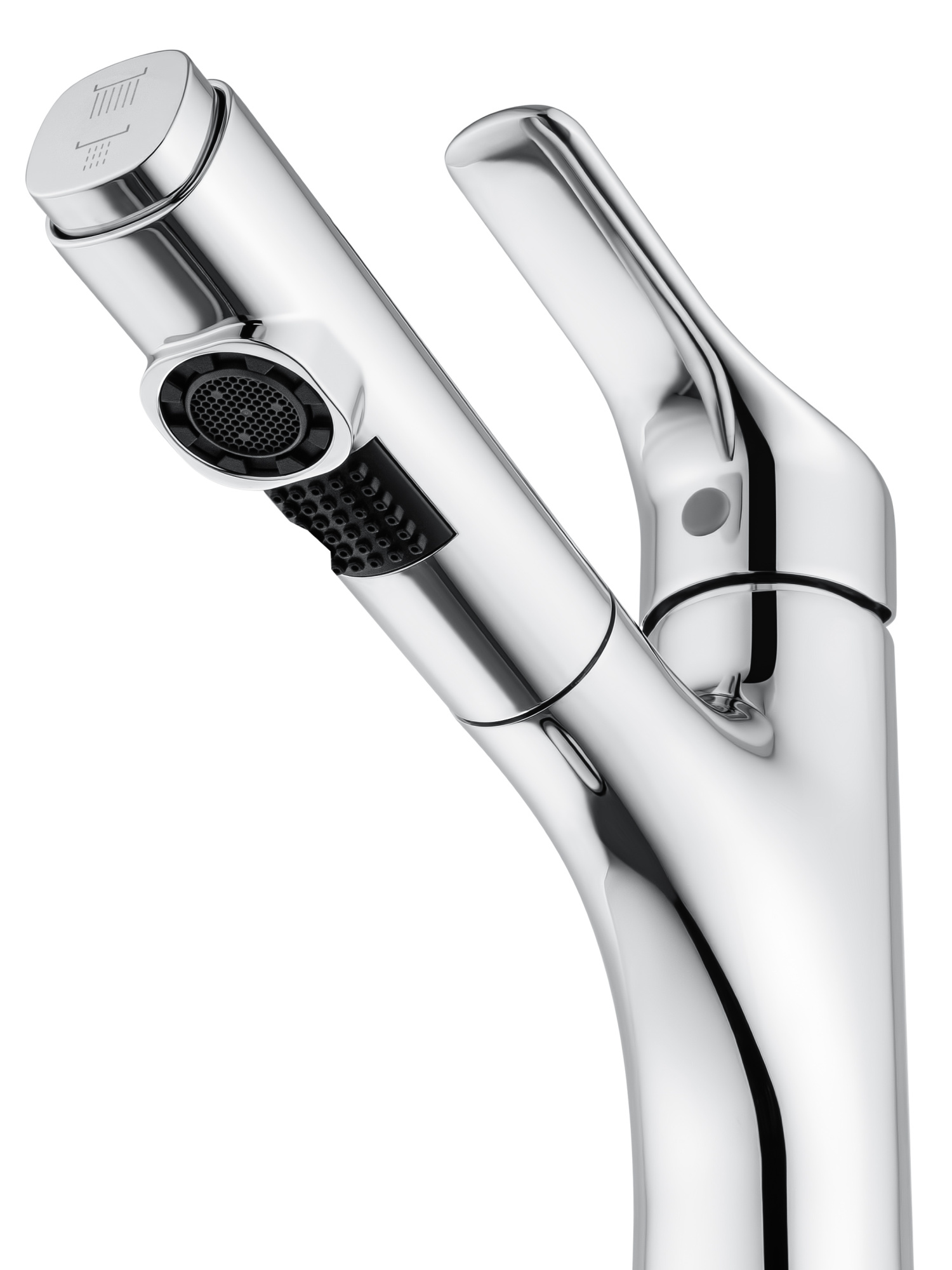 Смеситель для раковины с гигиеническим душем Wonzon & Woghand WW-AE4151-CR хром глянцевый