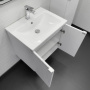 Тумба с раковиной Comforty Лима 60 см 00-00019238 подвесная белая