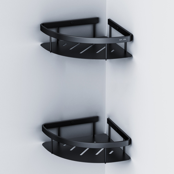 Полка для душа AM.PM Sense L 20755 A7454222 черная матовая