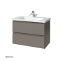 Тумба с раковиной Caprigo Forte 80 см 36112-SF025 подвесная серая