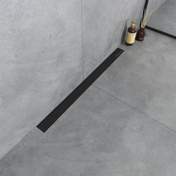 Душевой лоток Boheme Premium Linear 80см, нерж.сталь ЧЕРНЫЙ