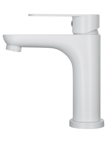 Смеситель для раковины Wonzon & Woghand Alfa WW-A40202-MW белый матовый