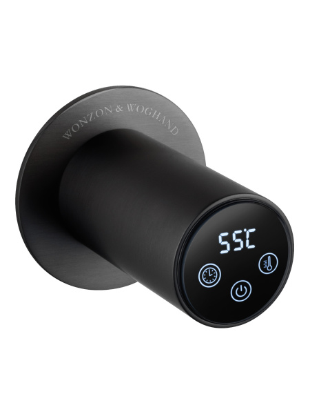 Полотенцесушитель электрический Wonzon & Woghand Dortmund WW-A362-MB встраиваемый черный матовый