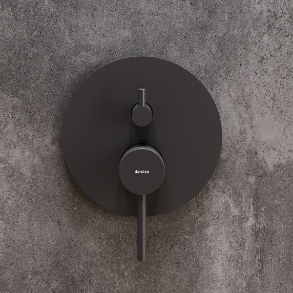 Встраиваемый смеситель Damixa Scandinavian Pure 367100300 черный матовый