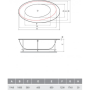 Ванна акриловая 194х100 Vayer Boomerang OVAL ETNA Гл000010198 с панелью Ванна акриловая 194х100 Vayer Boomerang OVAL ETNA Гл000010198 с панелью