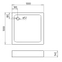 Поддон для душа 100x100 GEMY ST16T Поддон для душа 100x100 GEMY ST16T