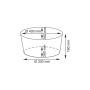 Плетеная корзина WasserKRAFT Rossel WB-280-M Плетеная корзина WasserKRAFT Rossel WB-280-M