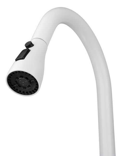 Смеситель для кухонной мойки Wonzon & Woghand WW-AE54123-MW белый матовый