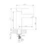 Смеситель для раковины Haiba HB10801 Смеситель для раковины Haiba HB10801