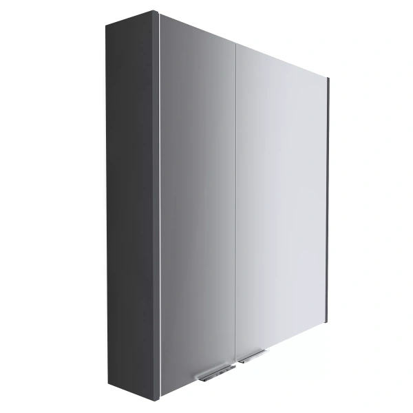 Зеркальный шкаф 1Marka Gaula 80 2д.Black У92543 Зеркальный шкаф 1Marka Gaula 80 2д.Black У92543