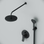 Душевой комплект AM.PM X-Joy FB85A1RH02 черный матовый