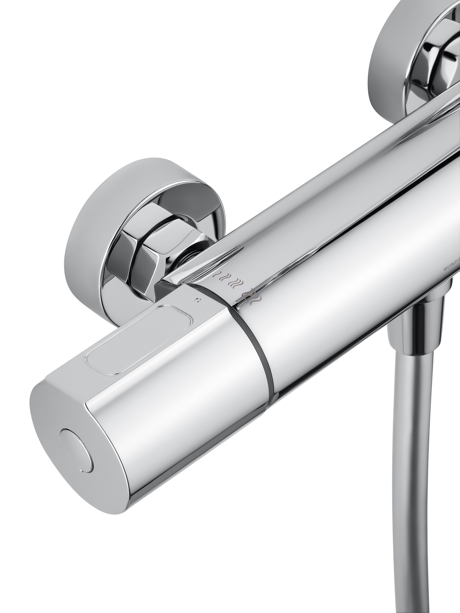 Смеситель для душа с термостатом и гарнитуром Wonzon & Woghand Inn 6 WW-B2029-A-CR хром глянцевый