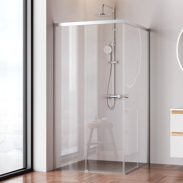 Душевой уголок AM.PM X-Joy 100x190x100 W94G-403-100100-MT1K профиль хром