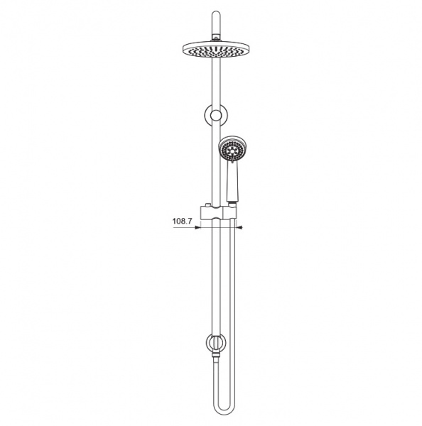 Душевая система VIDIMA BALANCE SH BA273AA Душевая система VIDIMA BALANCE SH BA273AA