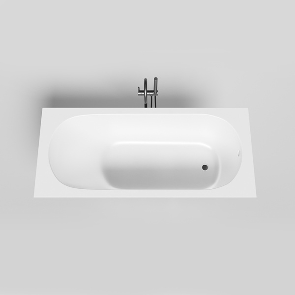 Ванна из искусственного камня Lofo 180x80 UM12312 Gelcoat глянцевая встраиваемая