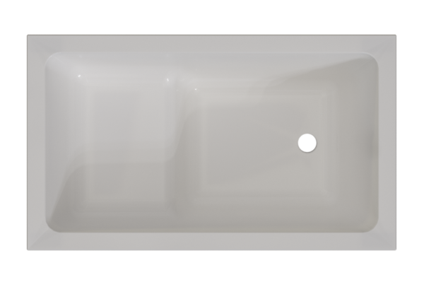 Ванна акриловая Radomir Джоанна 120x70 2-01-0-0-1-253Р белая пристенная с каркасом