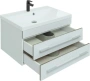 Тумба под раковину Aquanet Верона 75 см 00272422 подвесная белая матовая