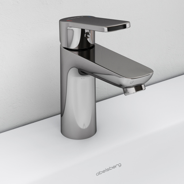 Смеситель для раковины Abelsberg Lineara UNF23508CH хром глянцевый