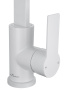 Смеситель для кухонной мойки Wonzon & Woghand WW-AE4550-MW белый матовый